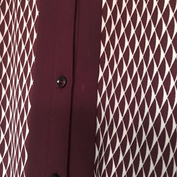 THE KOOPLES  women’s color of the season burgundy long sleeve button shirt - Picture 13 of 16